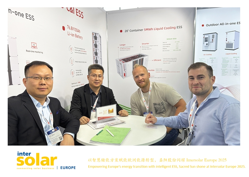 Sacred Sun full scenario energy storage solutions shone at Intersolar Europe 2025