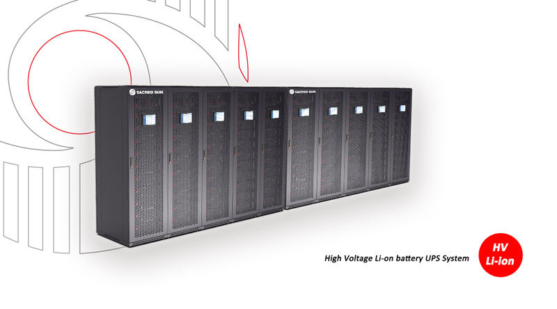 high voltage UPS li-ion battery system