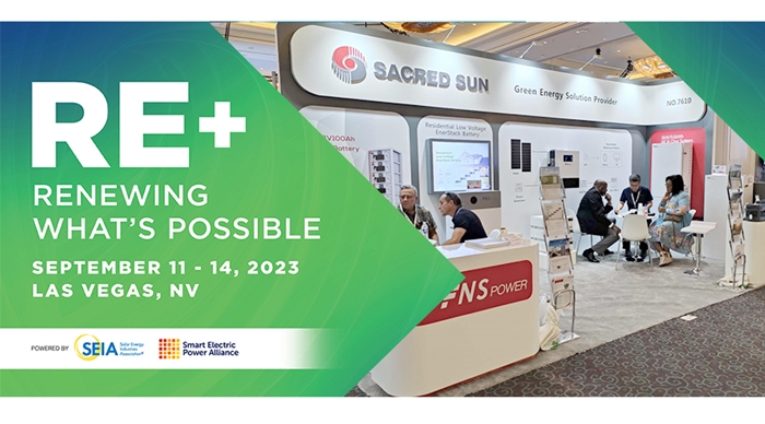 Sacred Sun launched at North America\s largest renewable energy event, RE+2023