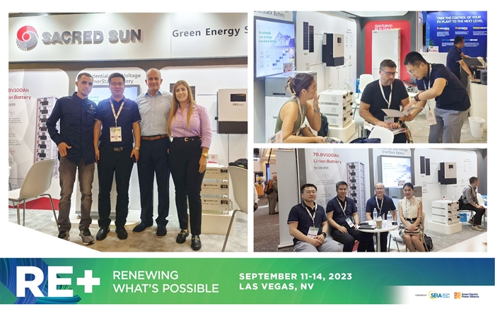 Sacred Sun launched at North America\s largest renewable energy event, RE+2023