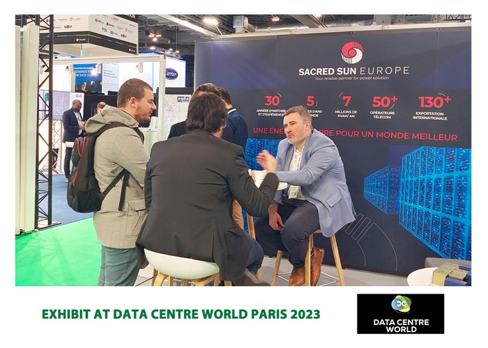 Sacred Sun Europe debuted at Data Centre World Paris 2023