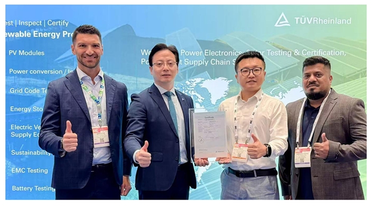 Sacred Sun data centre energy storage lithium ion batteries awarded authoritative certification in Europe and America